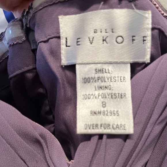 Bill Levkoff Bridesmaid's Dress Light Purple - Picture 5 of 5